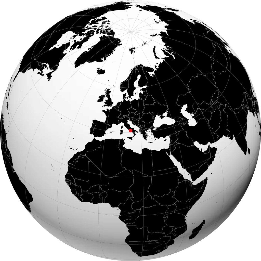 Giugliano in Campania á hnöttnum