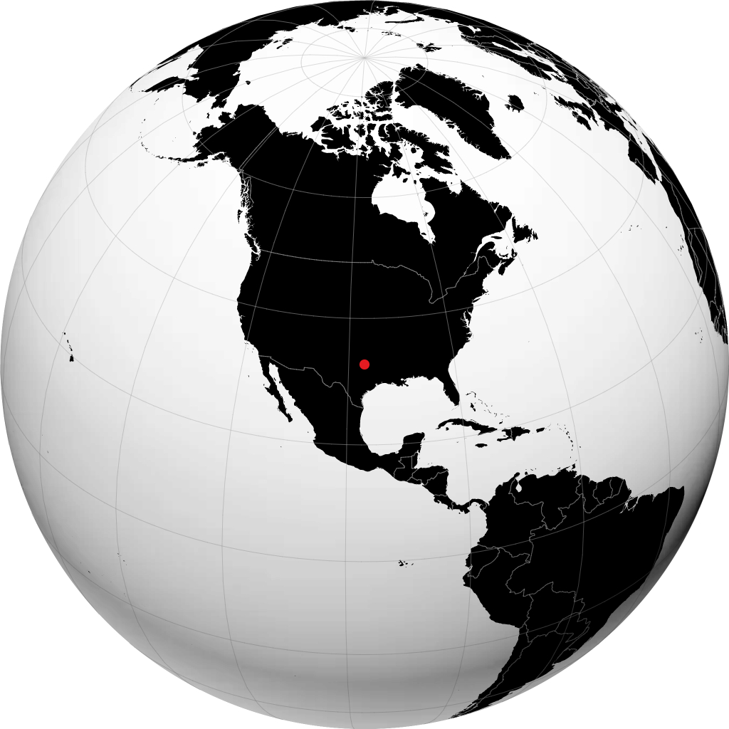Grand Prairie á hnöttnum