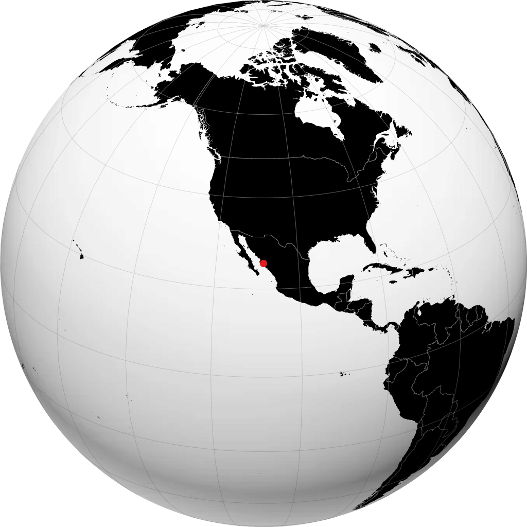 Guasave á hnöttnum
