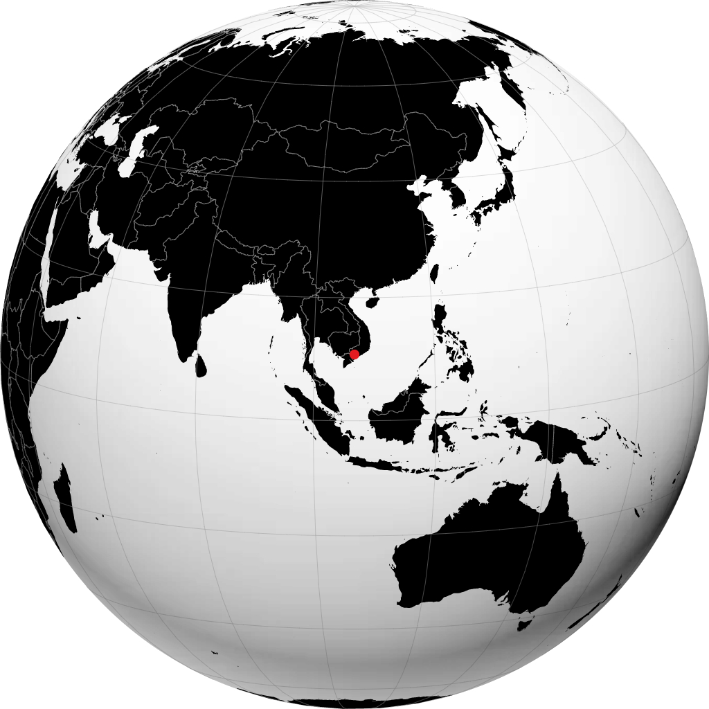 Ho Chi Minh City á hnöttnum