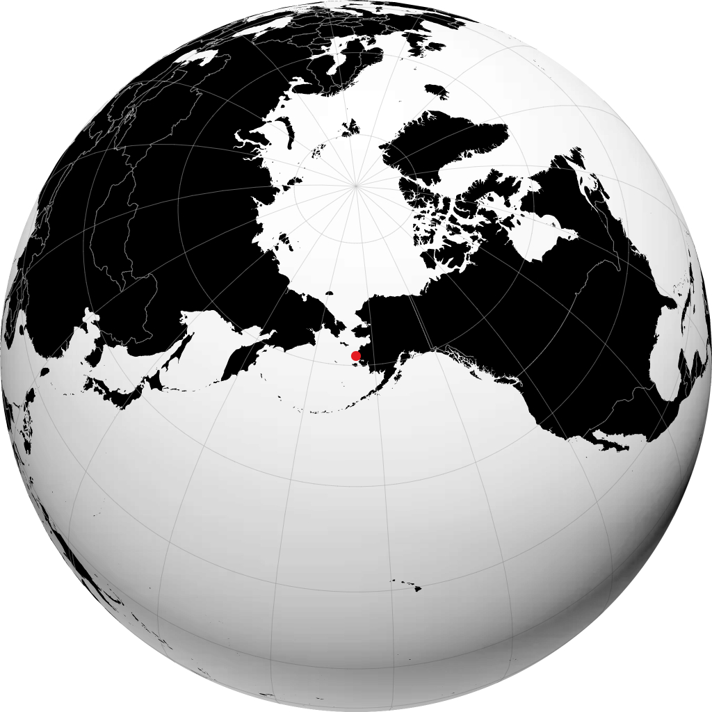 Hooper Bay á hnöttnum