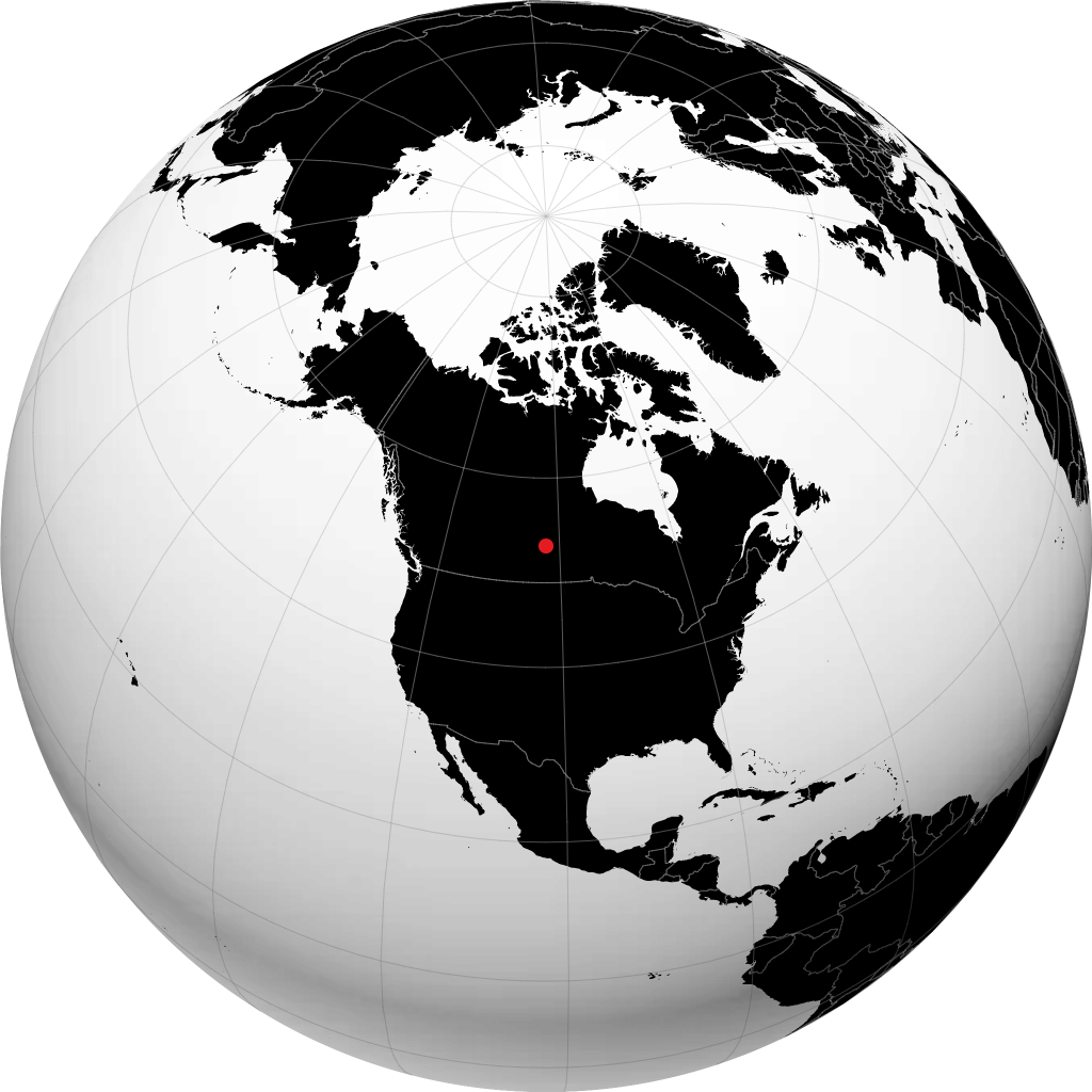 Hudson Bay á hnöttnum