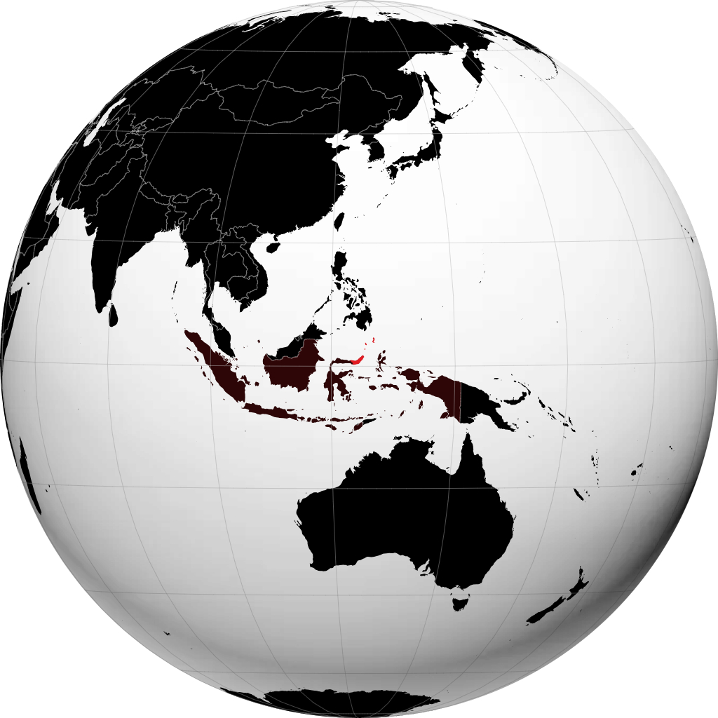 Sulawesi Utara á hnöttnum