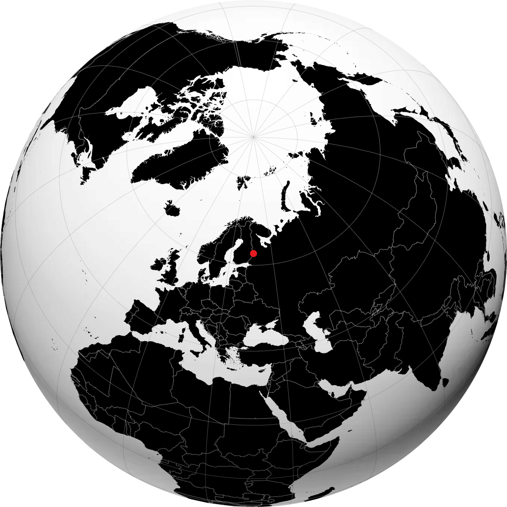 Ilomantsi á hnöttnum