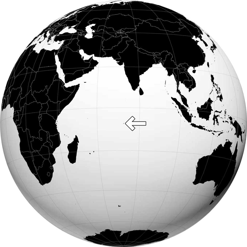 Chagos á hnöttnum
