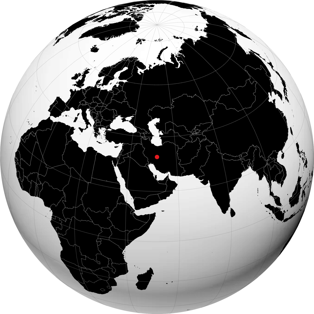 Isfahan á hnöttnum