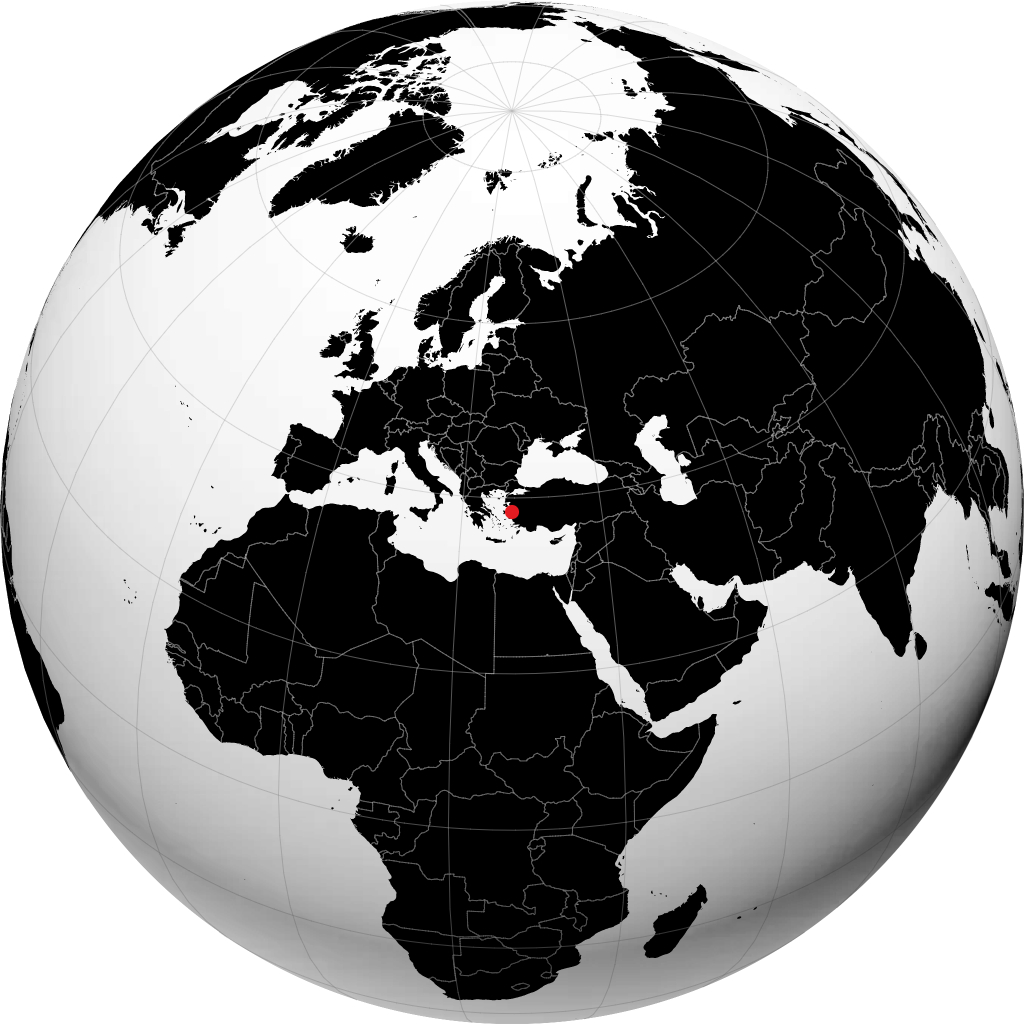 Izmir á hnöttnum