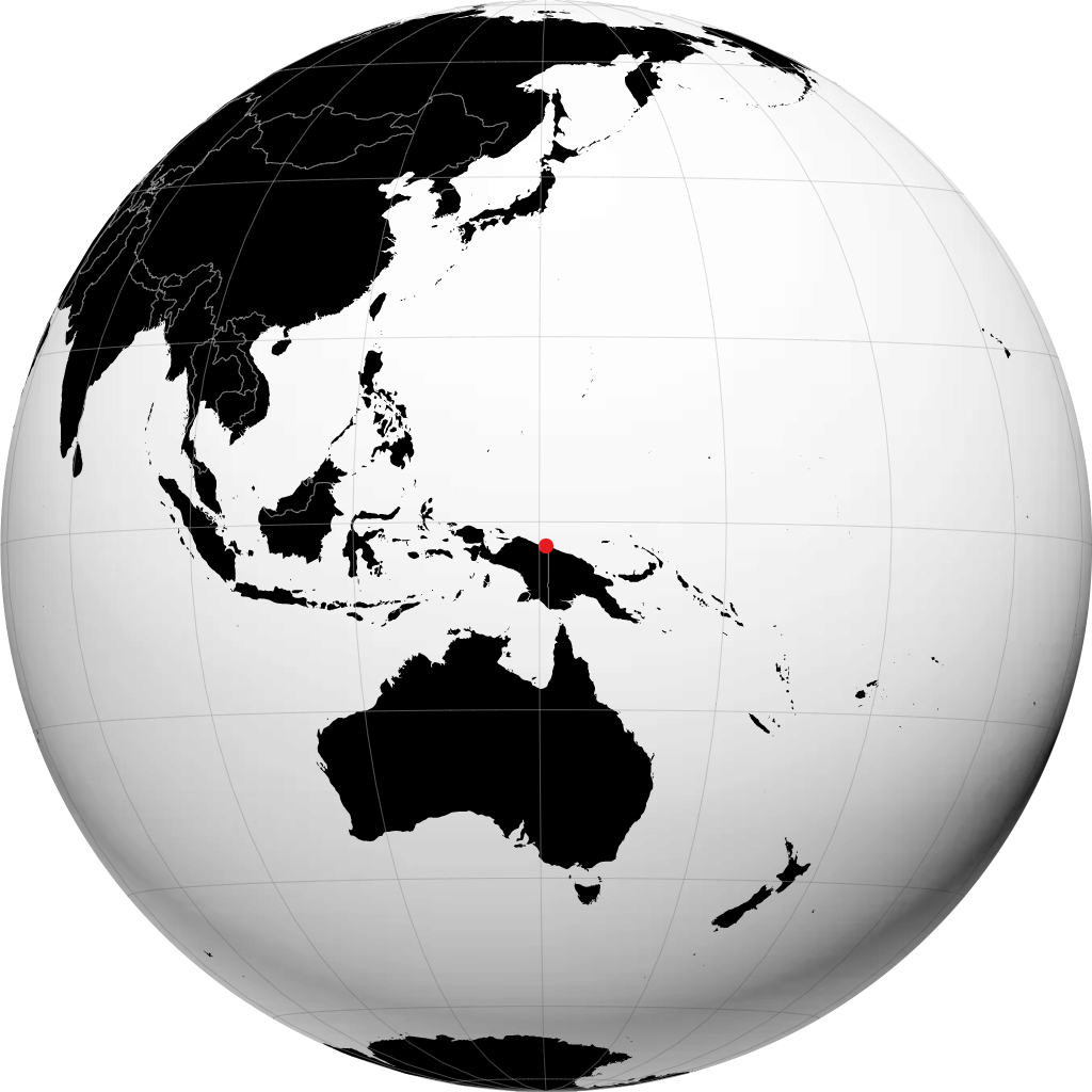 Jayapura á hnöttnum