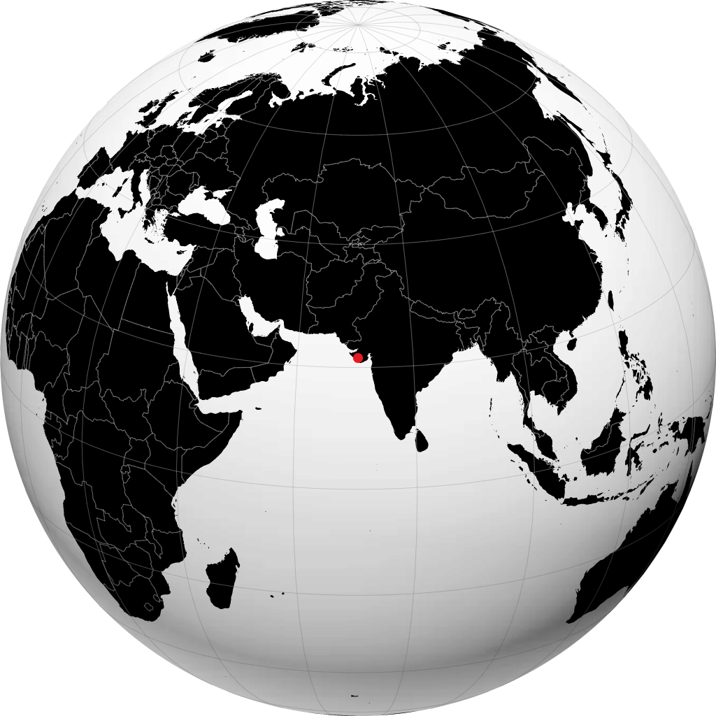 Junagadh á hnöttnum
