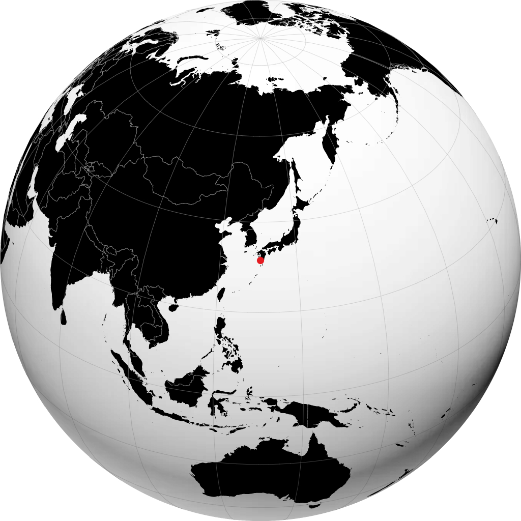 Kagoshima á hnöttnum
