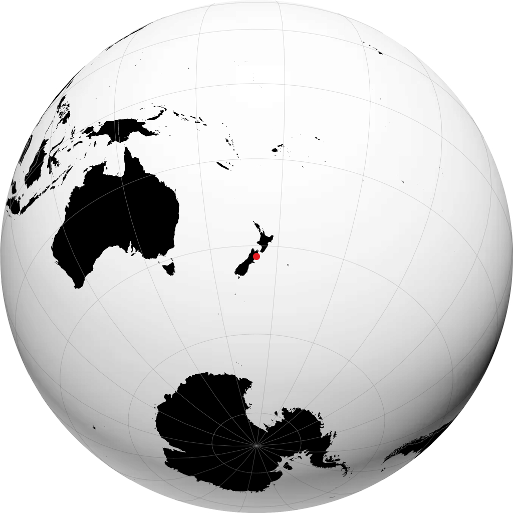 Kaikoura á hnöttnum