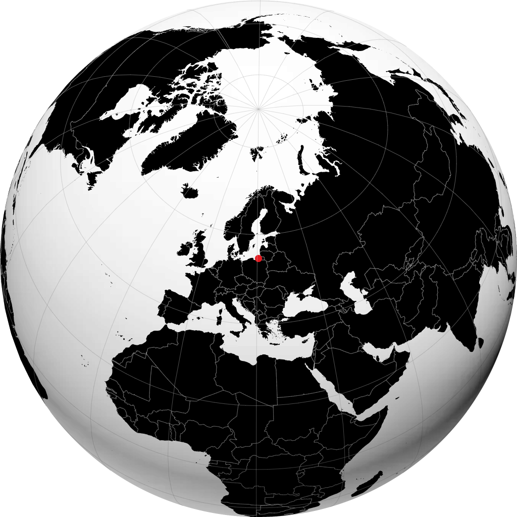 Kaliningrad á hnöttnum