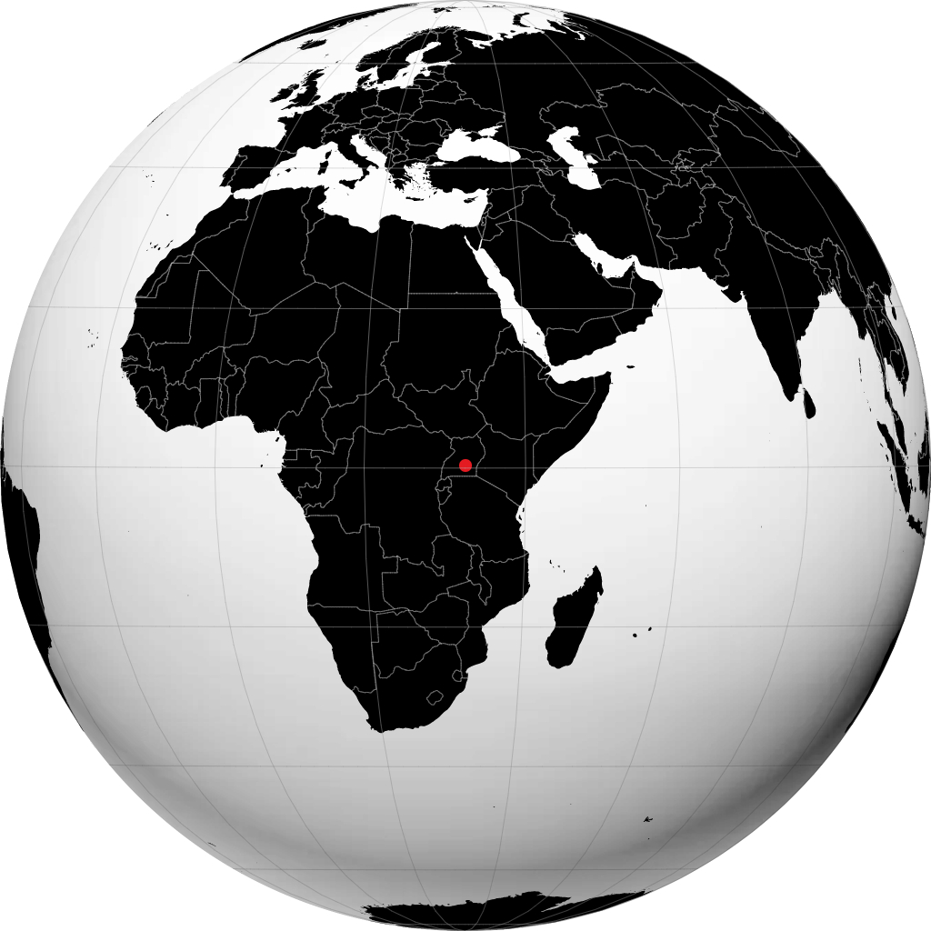 Kampala á hnöttnum