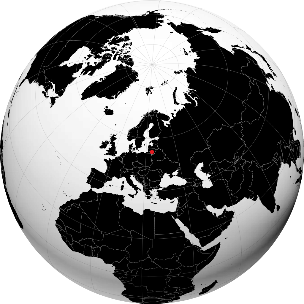 Kaunas á hnöttnum