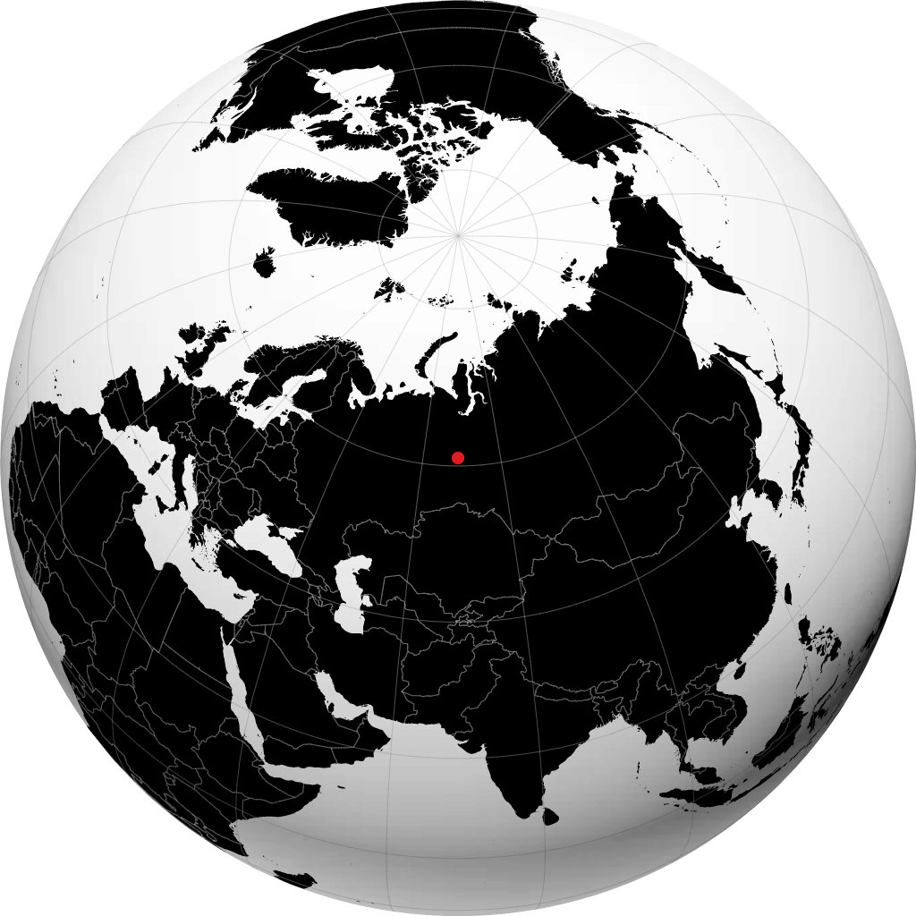 Khanty-Mansiysk á hnöttnum