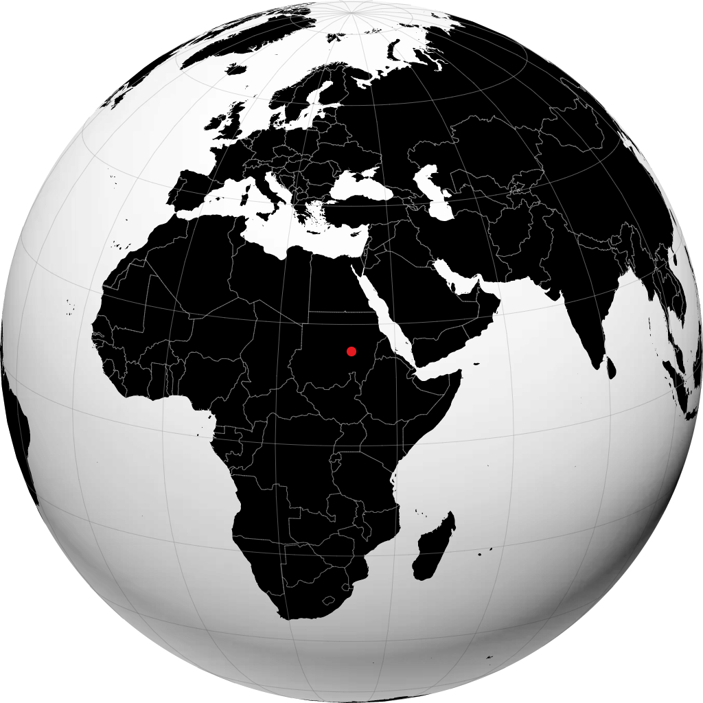 Khartoum á hnöttnum