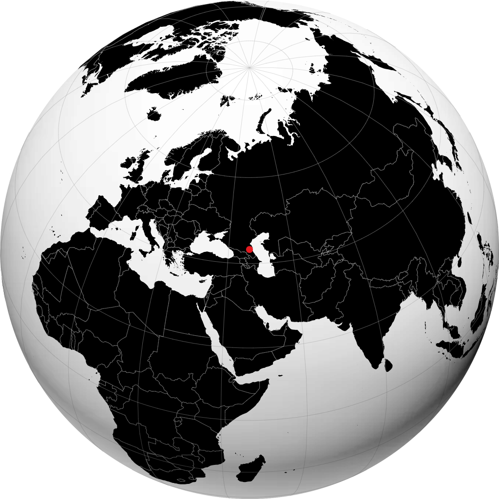 Khasavyurt á hnöttnum