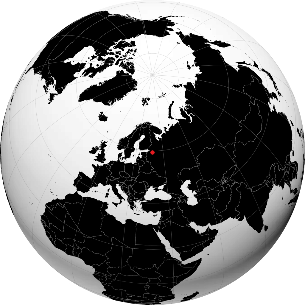 Kirishi á hnöttnum