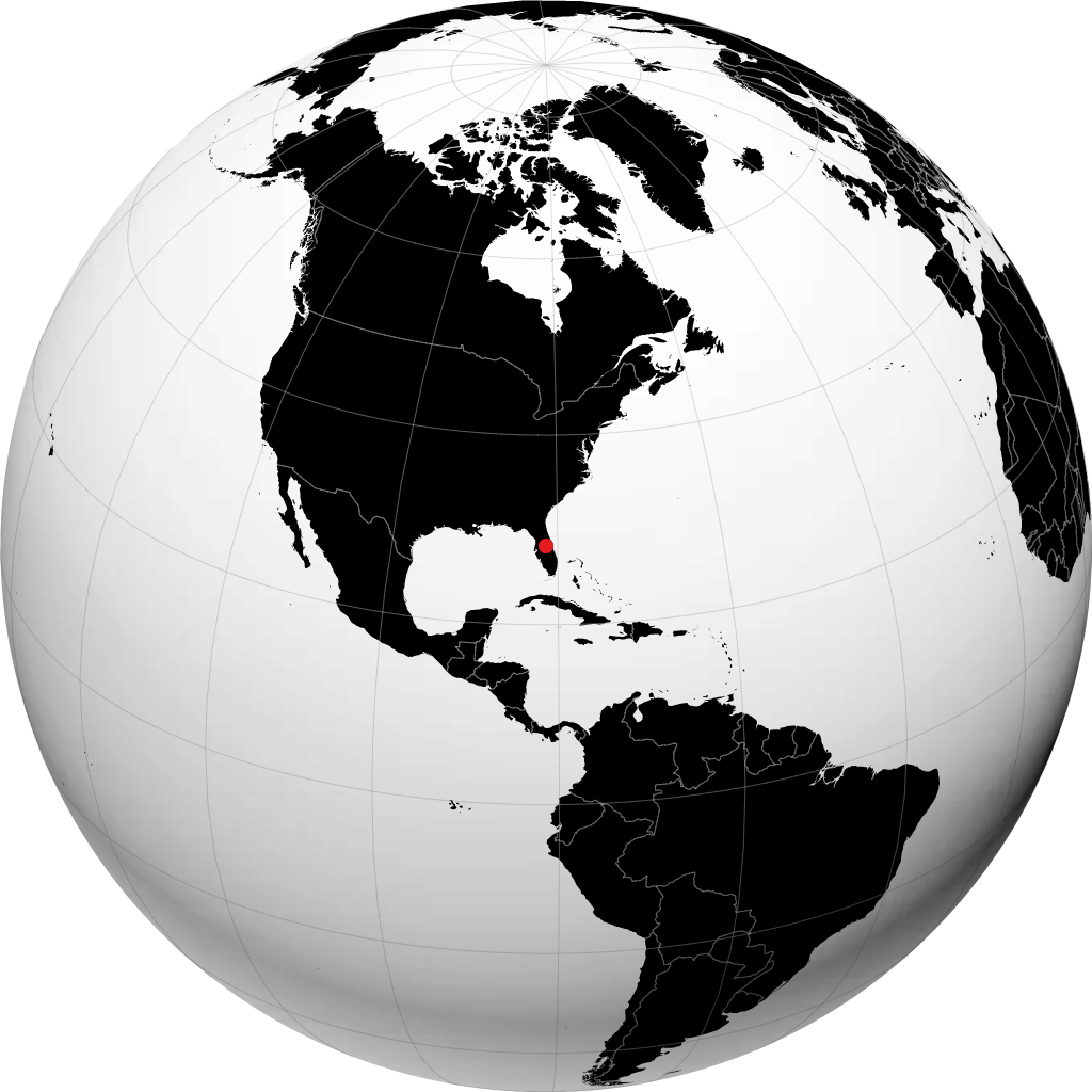 Kissimmee á hnöttnum