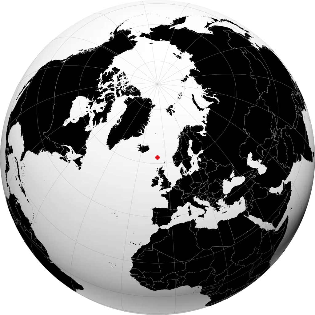 Klaksvík á hnöttnum