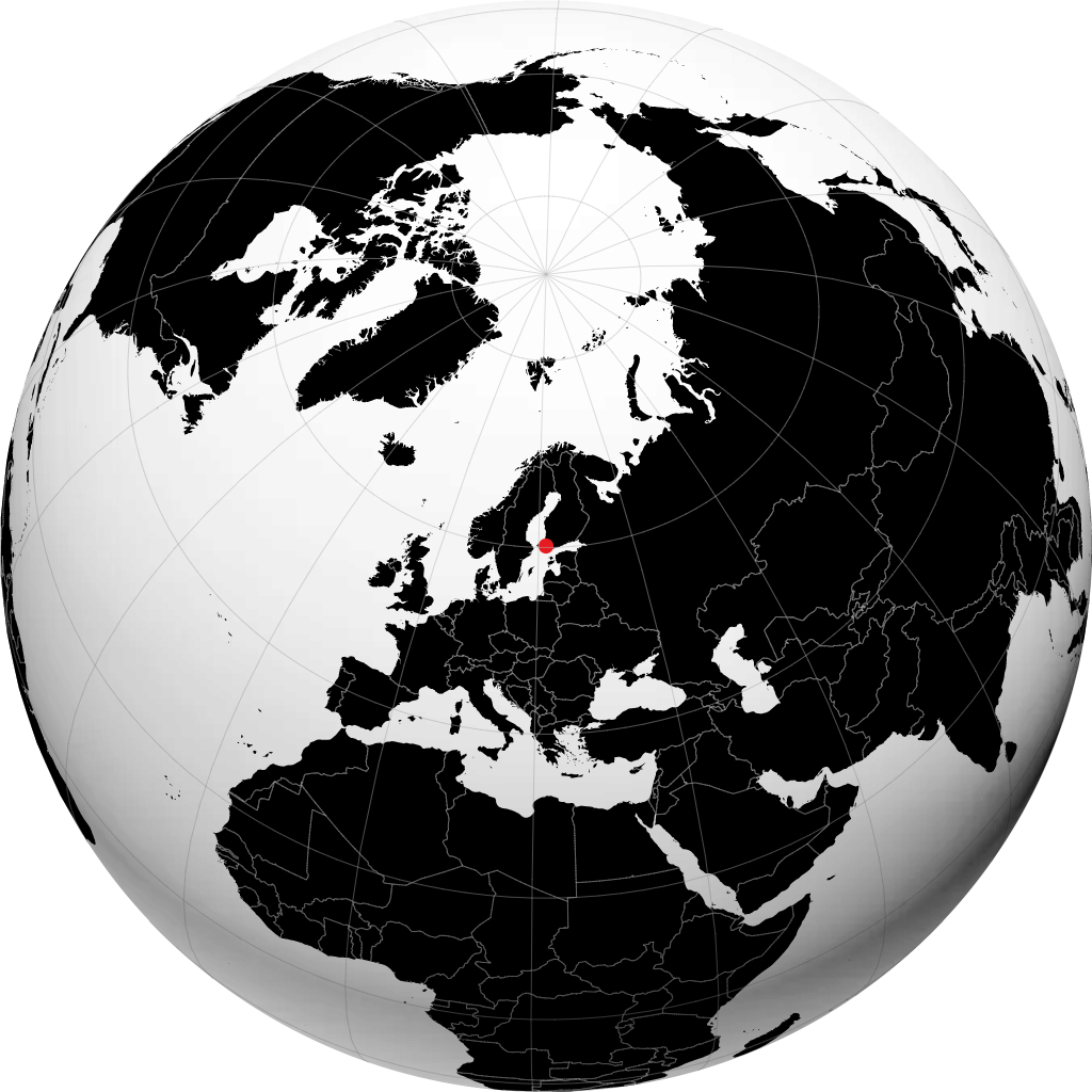 Korppoo á hnöttnum