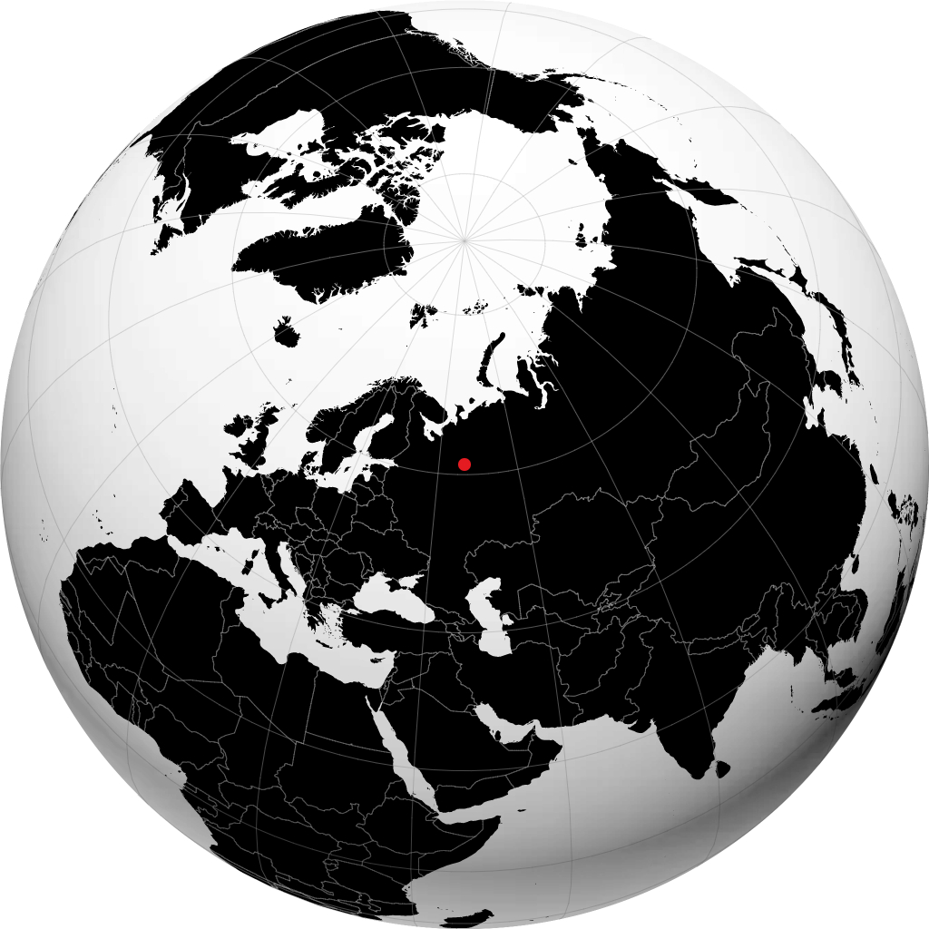 Kotlas á hnöttnum