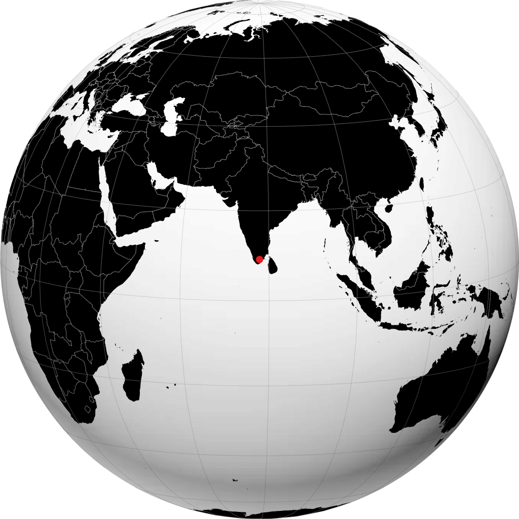 Kovilpatti á hnöttnum