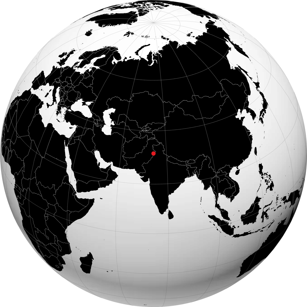 Lahore á hnöttnum