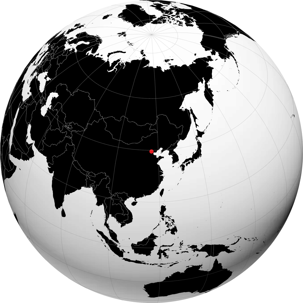 Langfang á hnöttnum