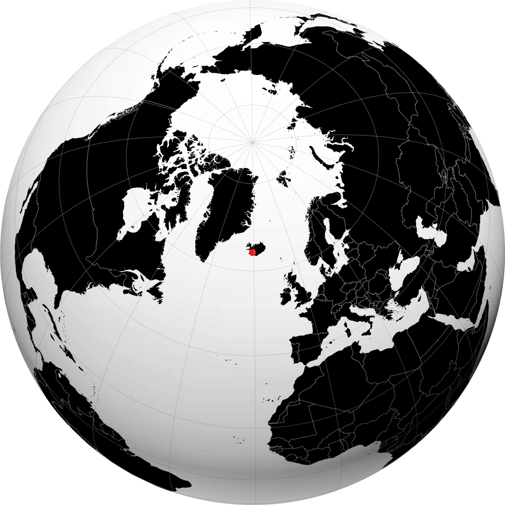 Laugarvatn á hnöttnum