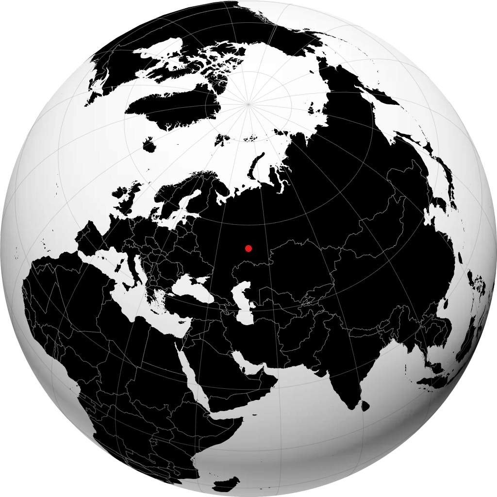 Leninogorsk á hnöttnum