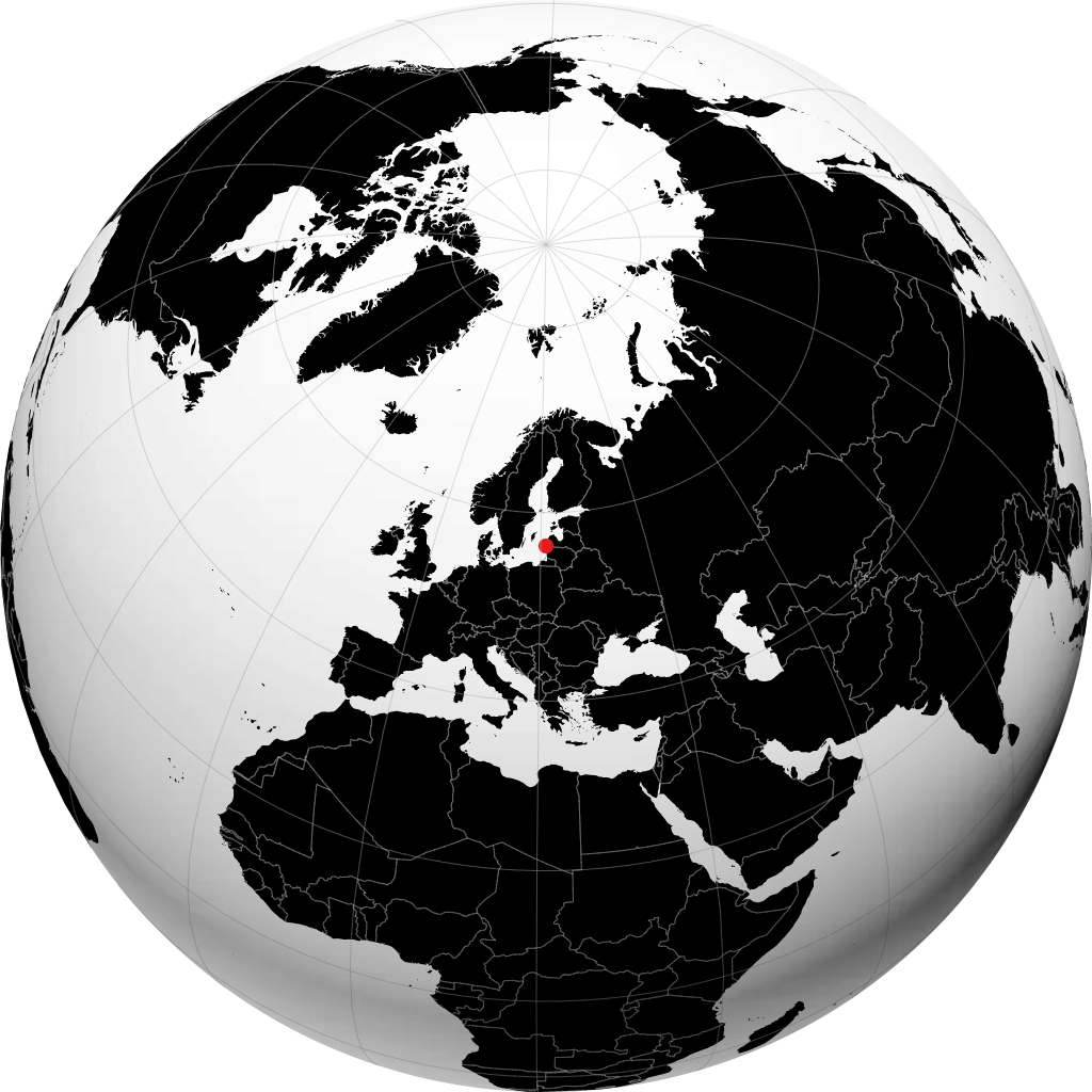 Liepāja á hnöttnum