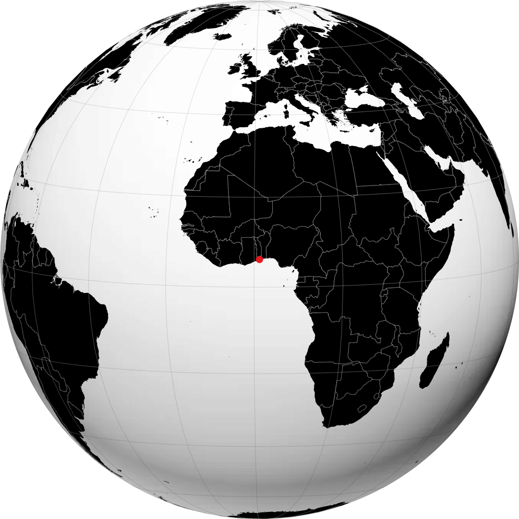 Lomé á hnöttnum