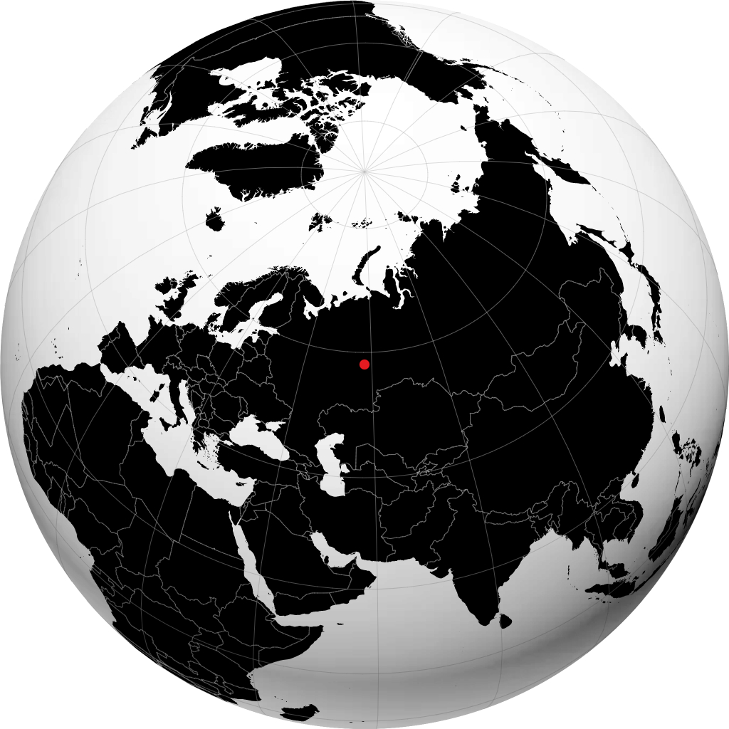 Lysva á hnöttnum