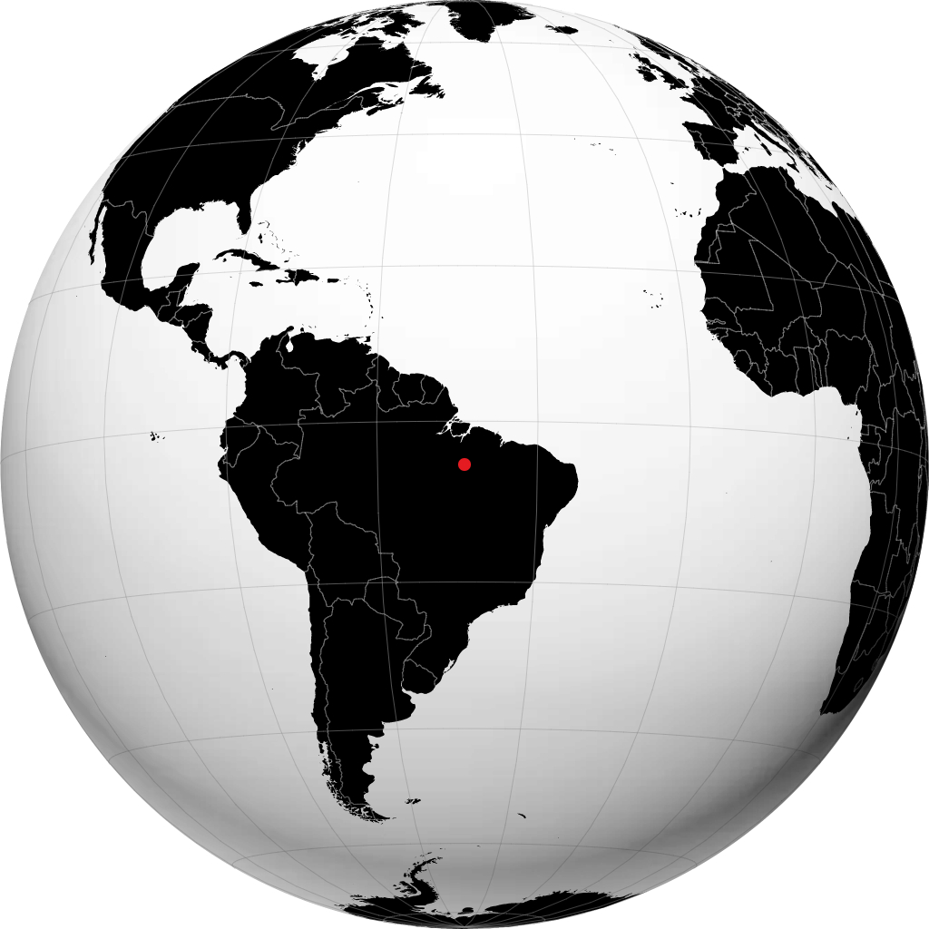Marabá á hnöttnum