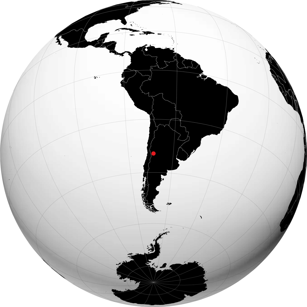 Mendoza á hnöttnum