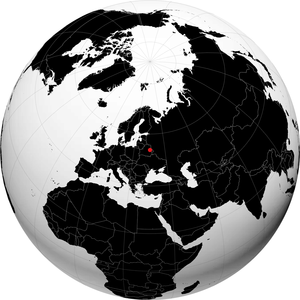Mogilev á hnöttnum