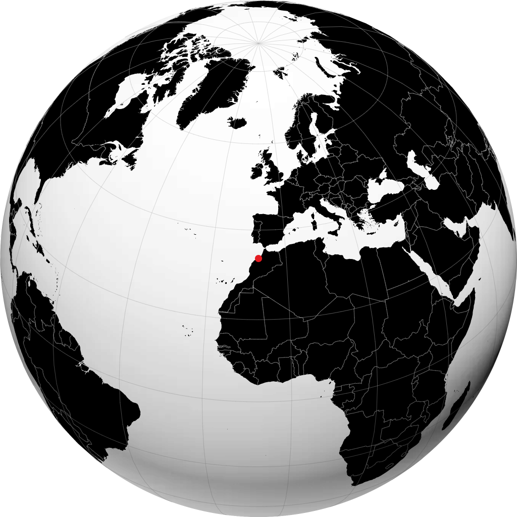 Mohammedia á hnöttnum