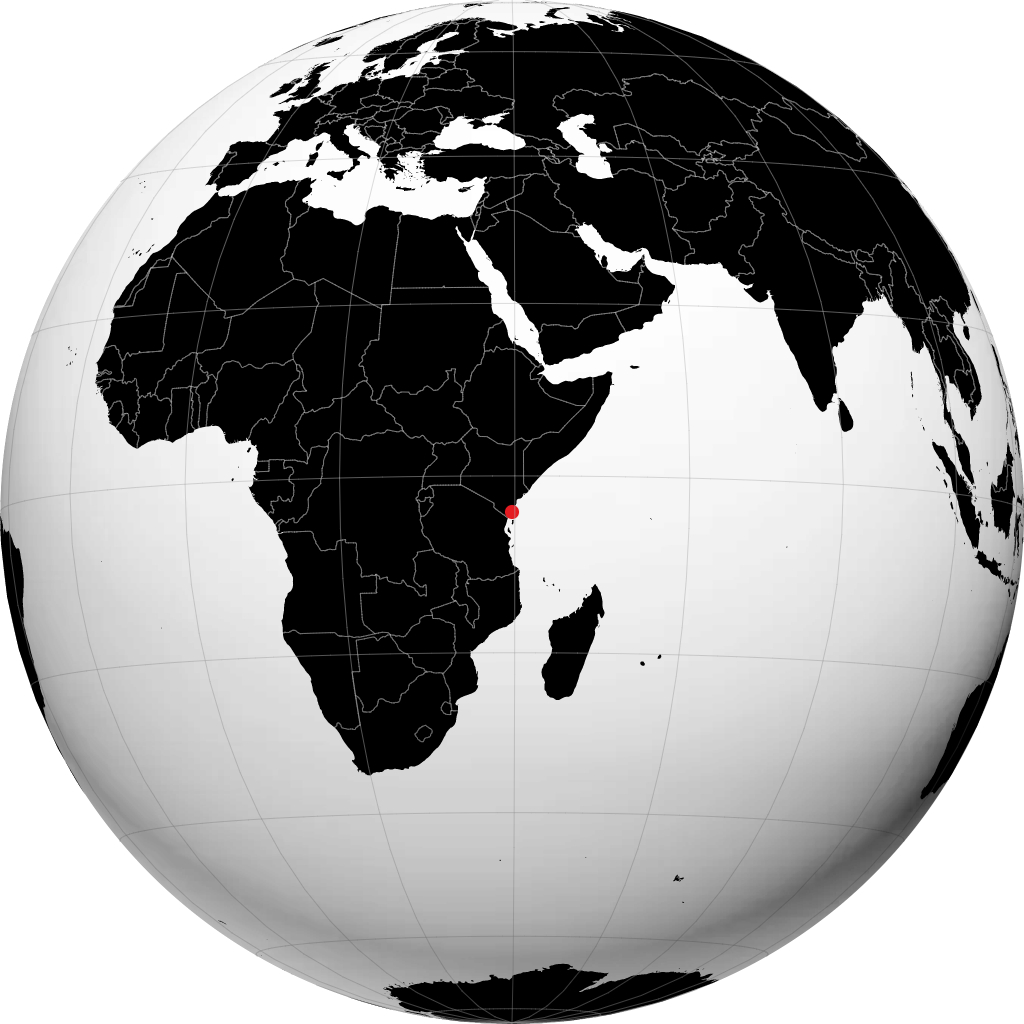 Mombasa á hnöttnum