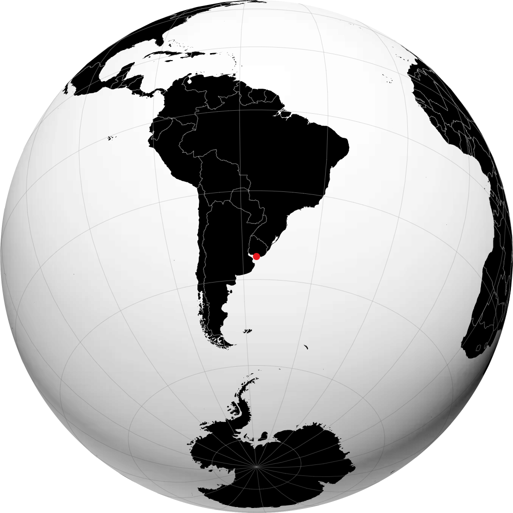 Montevideo á hnöttnum
