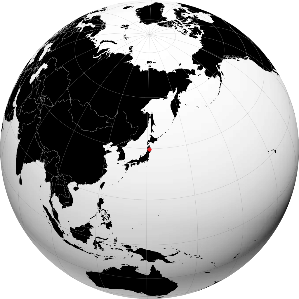 Morioka á hnöttnum
