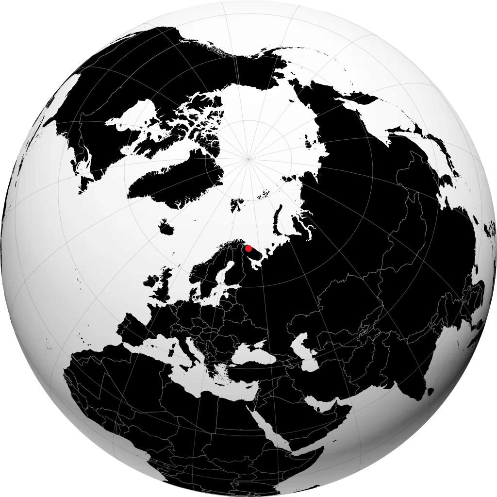 Murmansk á hnöttnum