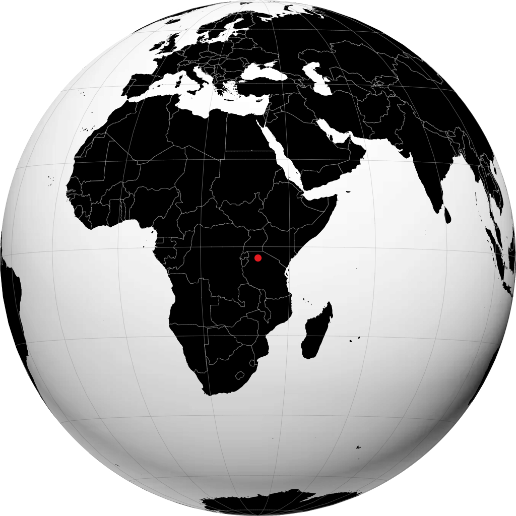 Mwanza á hnöttnum