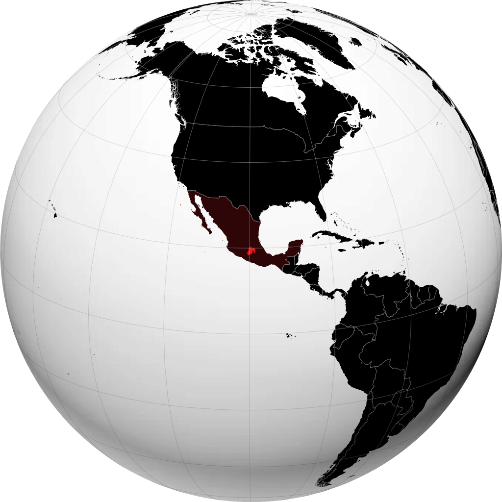 México fylki á hnöttnum