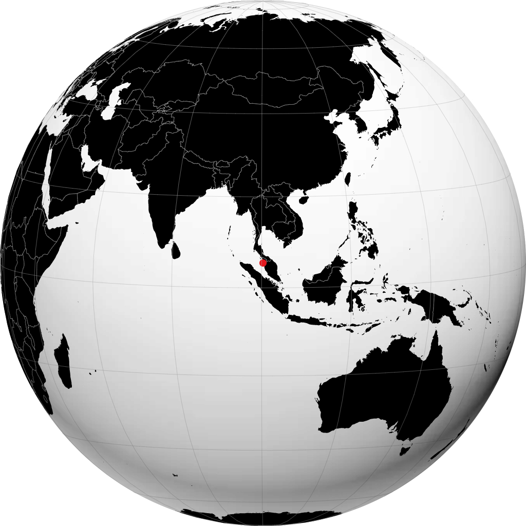 George Town á hnöttnum