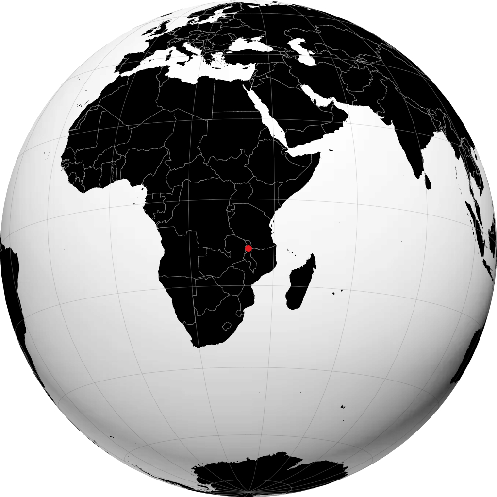 Mzuzu á hnöttnum