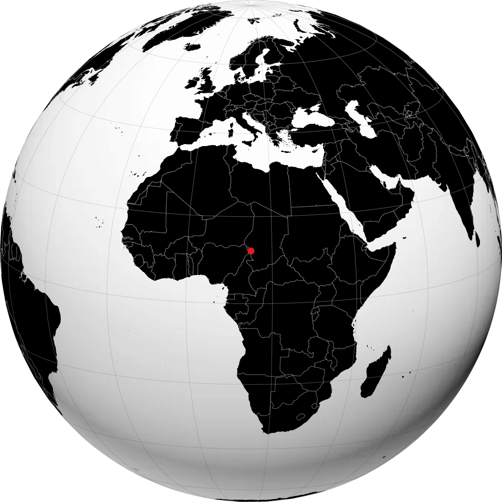 N'Djamena á hnöttnum