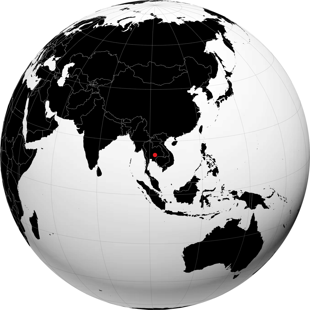 Nakhon Ratchasima á hnöttnum