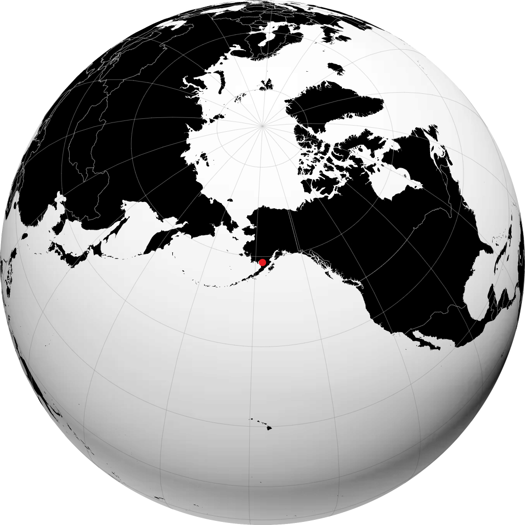 Naknek á hnöttnum