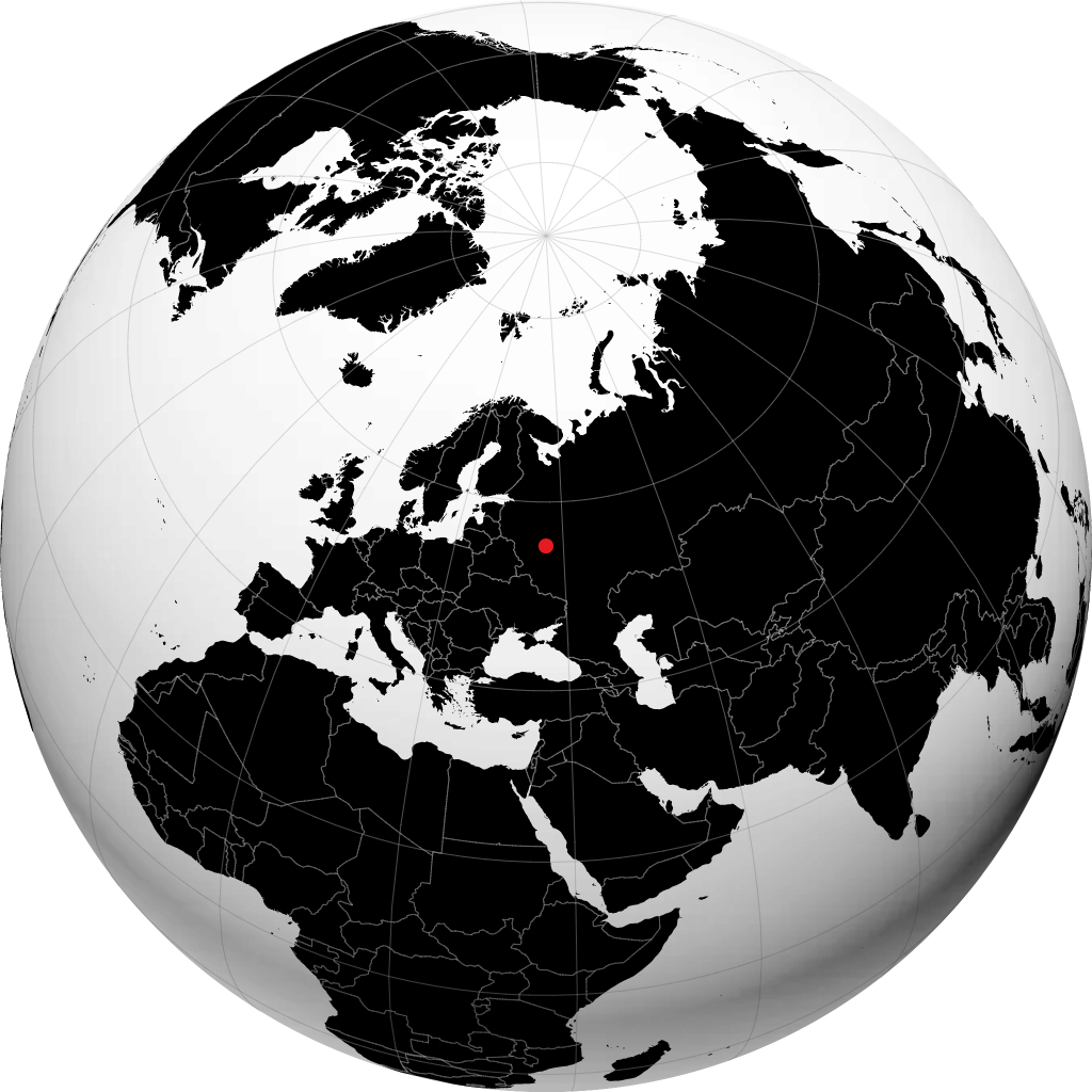 Naro-Fominsk á hnöttnum